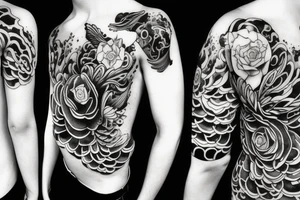 Overthinging, cloud, rain, sad tattoo idea