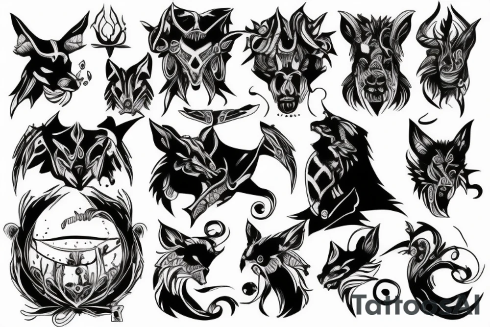 Darkanimal tattoo idea