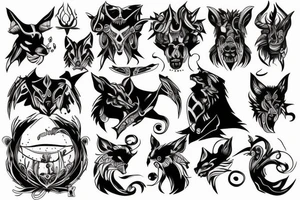 Darkanimal tattoo idea