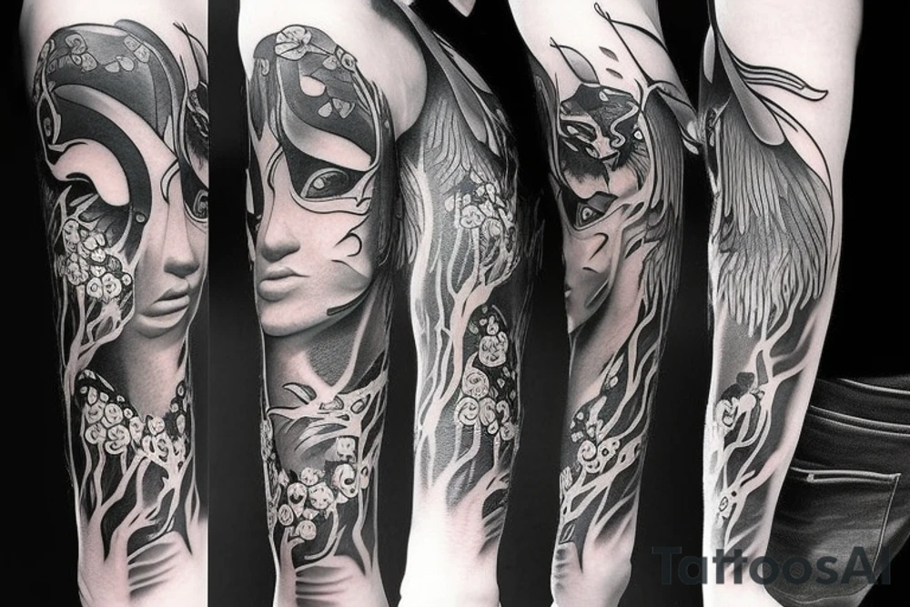 Dark animal tattoo idea