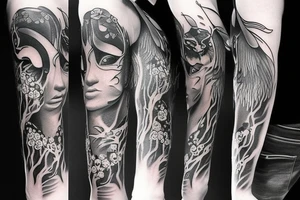 Dark animal tattoo idea