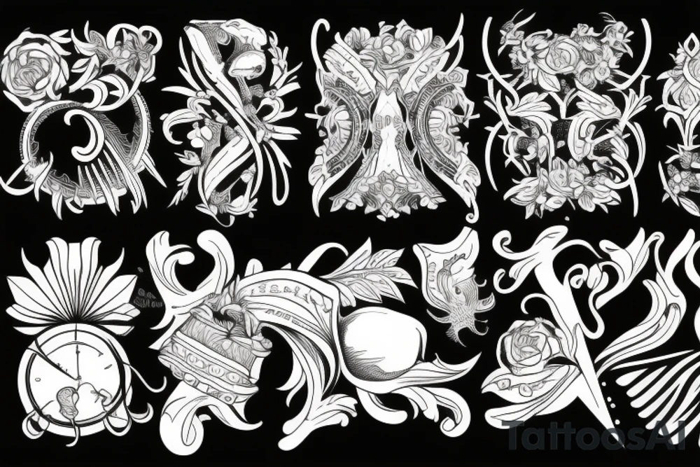 broń tattoo idea