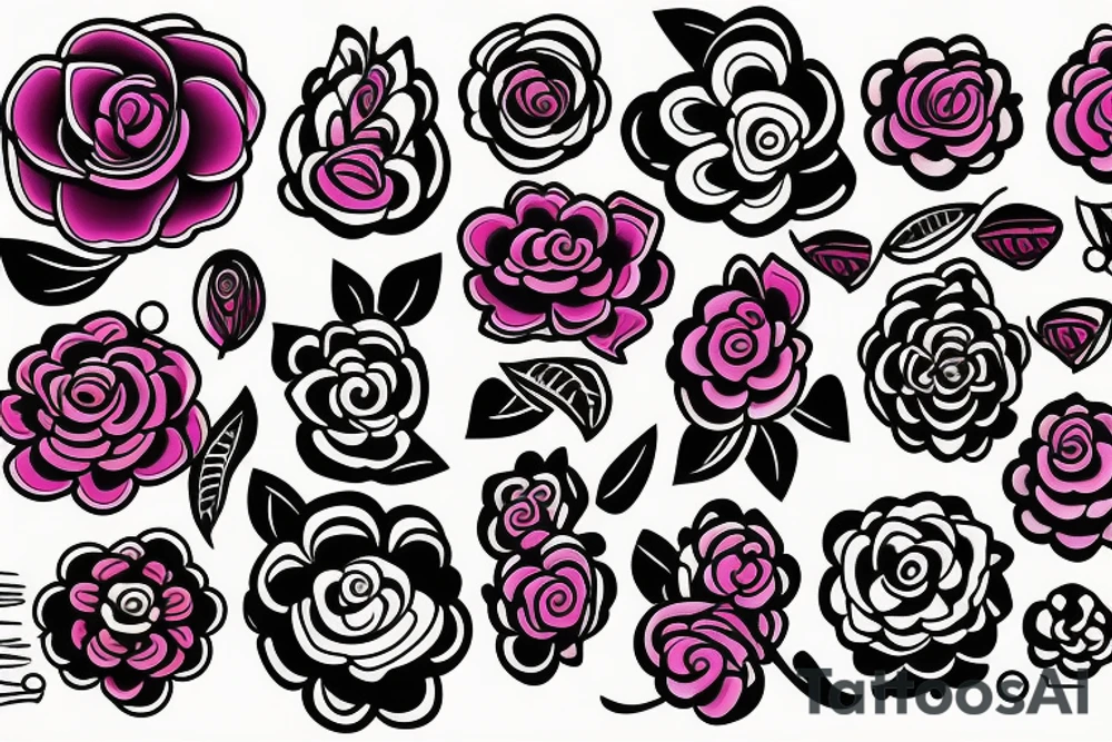 Flowers tattoo idea