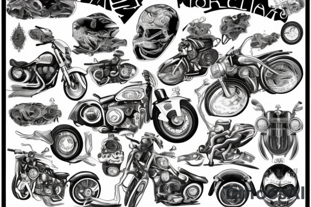 Motoryzacja tattoo idea
