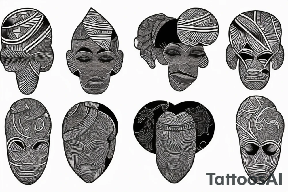 African tattoo idea