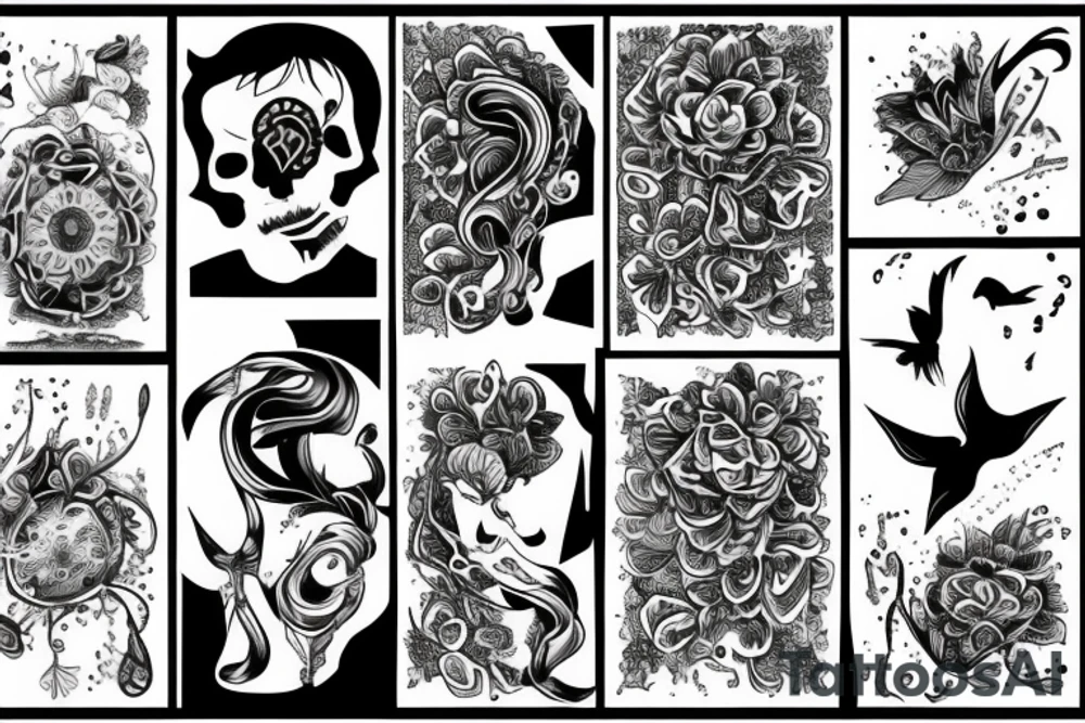 Samochody tattoo idea