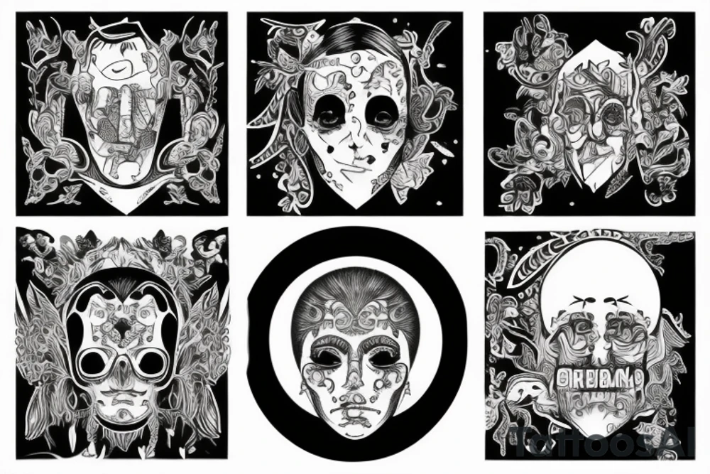 Północ Mlode Nogi X Ronald tattoo idea