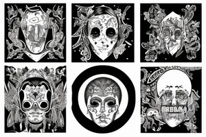 Północ Mlode Nogi X Ronald tattoo idea