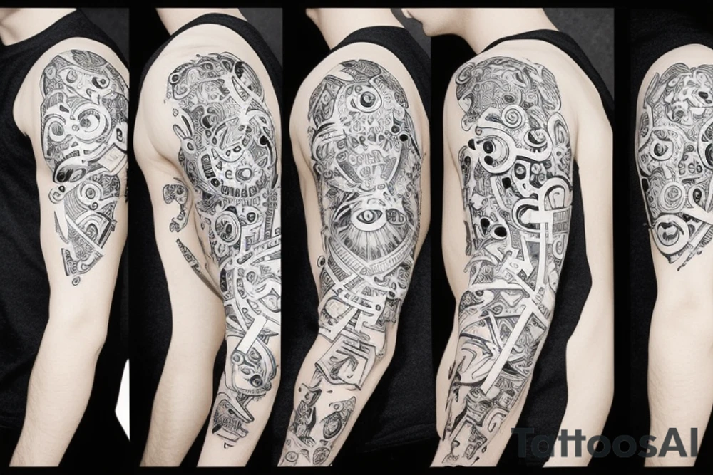 Północ Mlode Nogi X Ronald tattoo idea