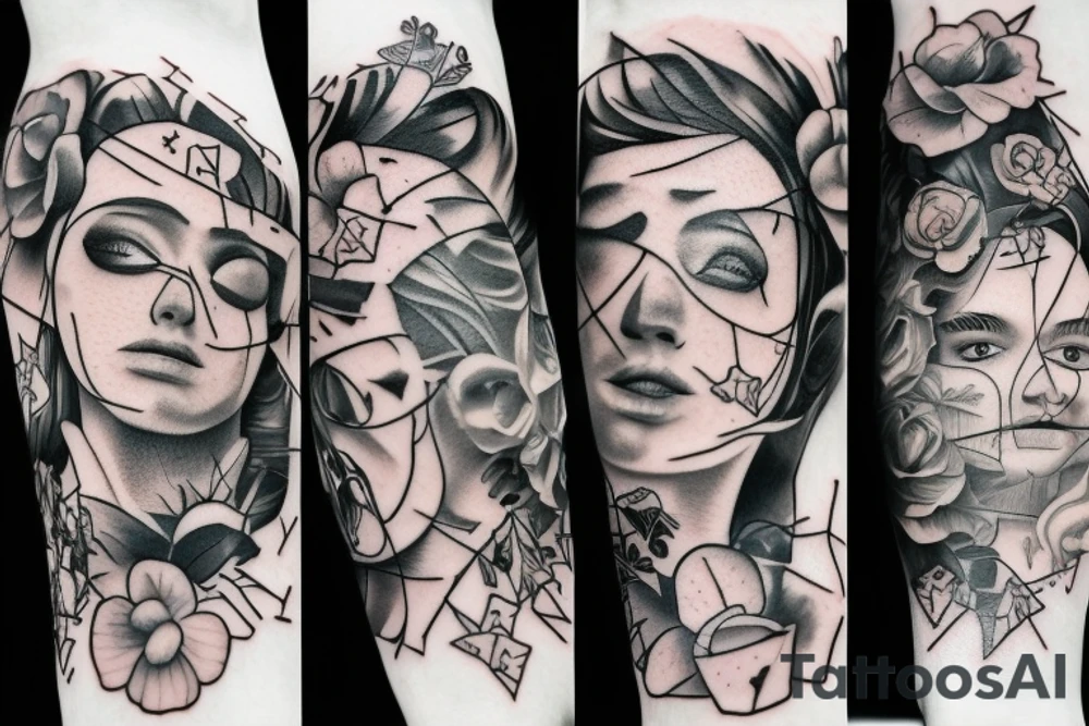 Północ Mlode Nogi X Ronald tattoo idea