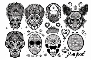 Północ Mlode Nogi X Ronald tattoo idea