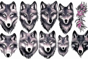 Wolf strong enough tattoo idea