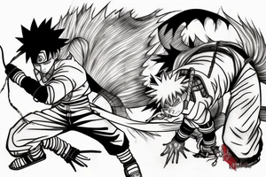 Naruto Bleach dragon ball tattoo idea