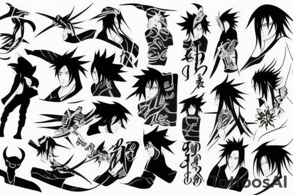Sasuke tattoo idea
