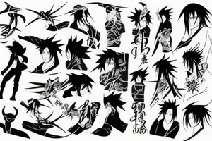Sasuke tattoo idea