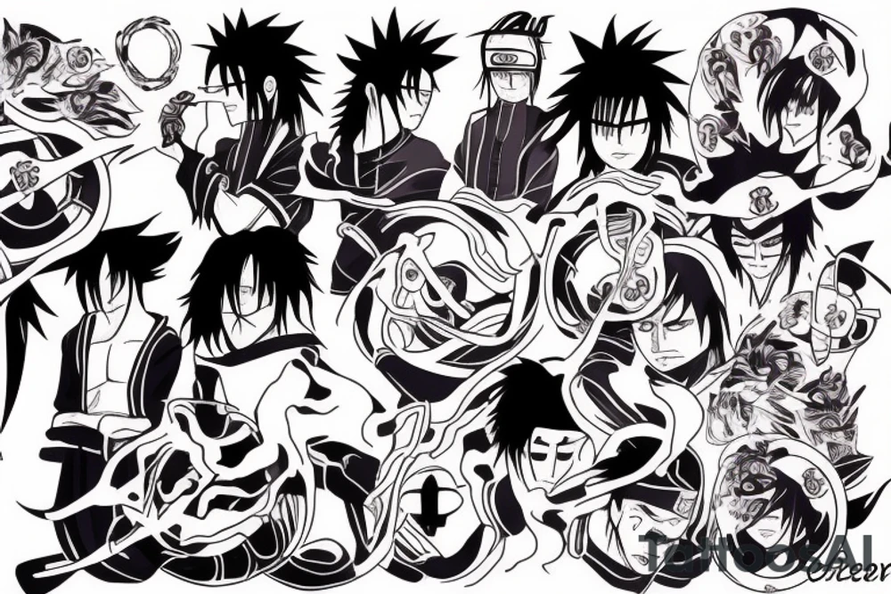 Sasuke tattoo idea