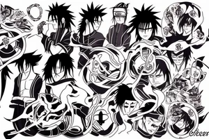 Sasuke tattoo idea