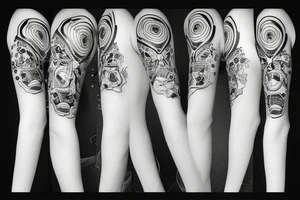 Hourglass with "2002" Sign on the top tattoo idea