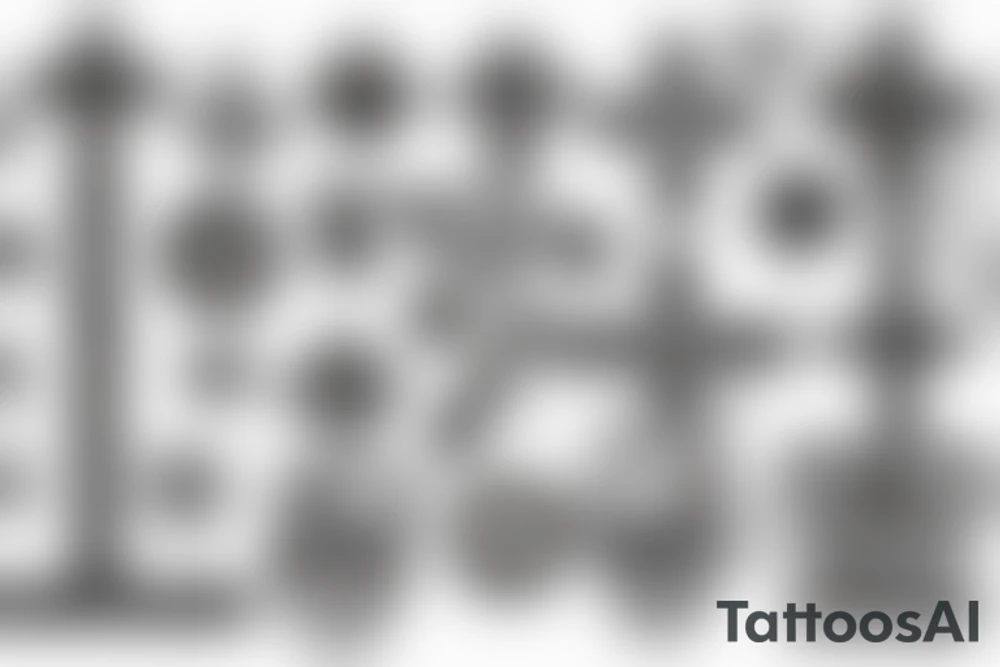 a big cross tattoo idea