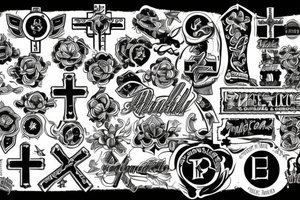 a big cross tattoo idea