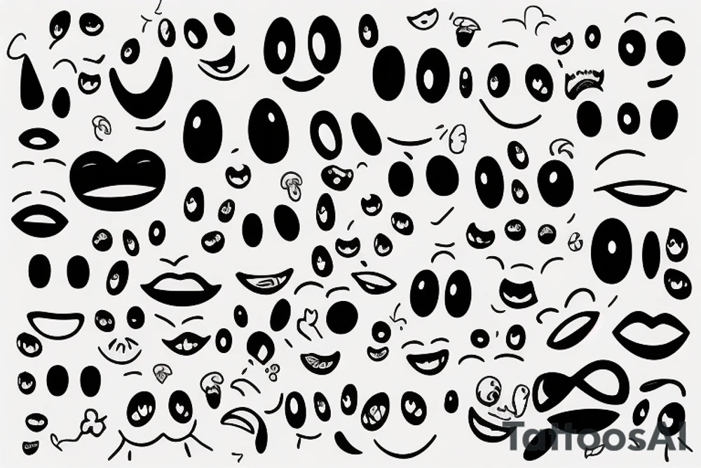 Smile emoji tattoo idea