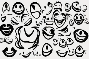 Smile emoji tattoo idea