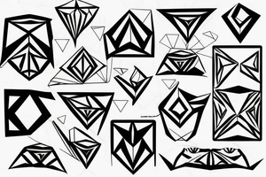 Diamond tattoo idea
