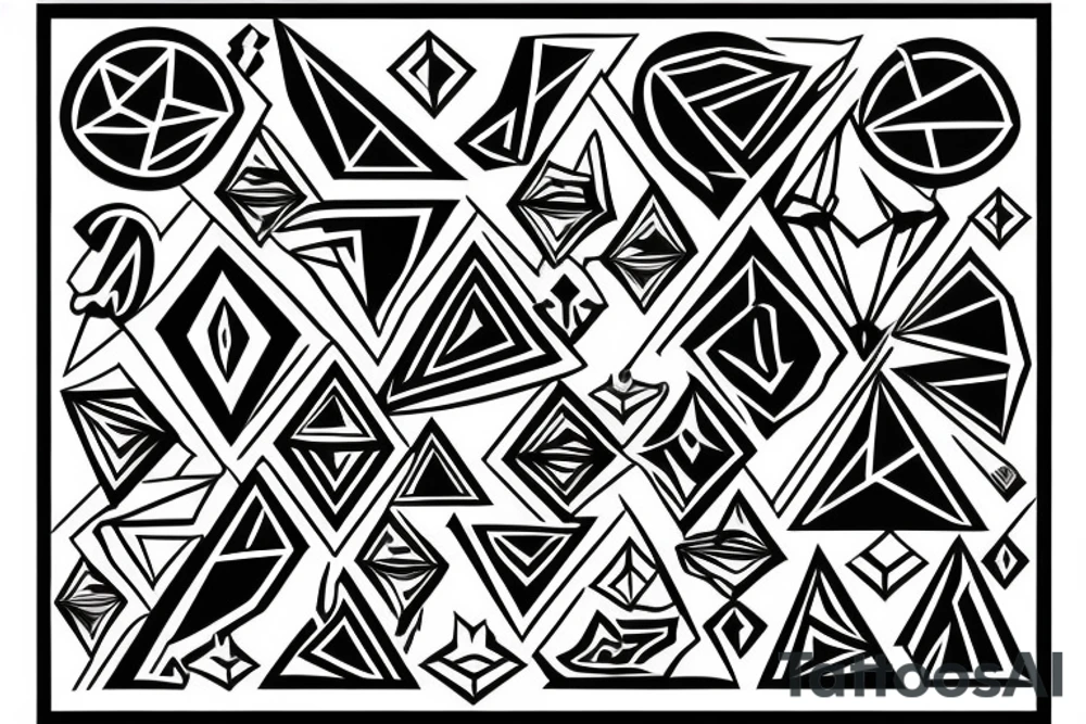 Diamond tattoo idea