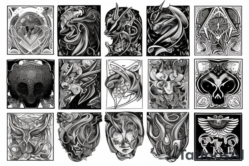 aries neck tattoo idea