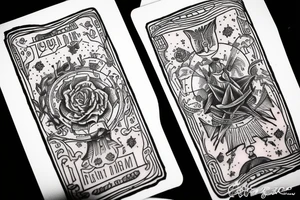 tarot card tattoo idea