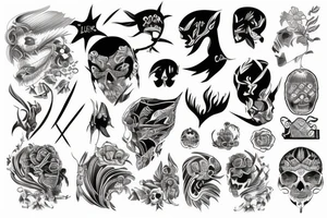 Lew kwiaty tattoo idea