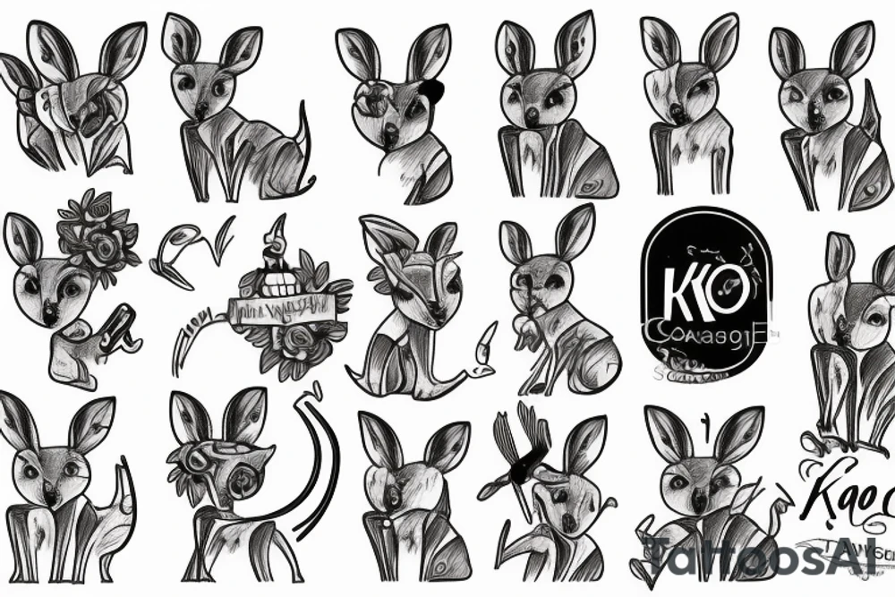 Kao the kangaroo tattoo idea