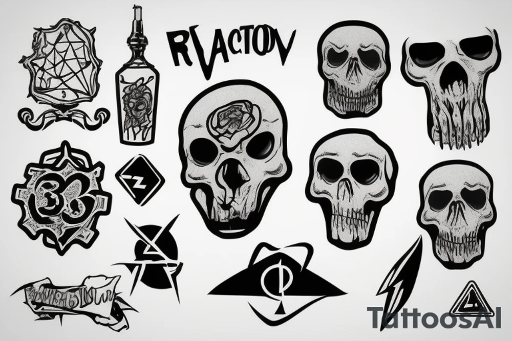 Radioactive tattoo idea