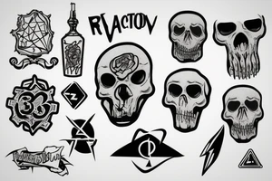 Radioactive tattoo idea