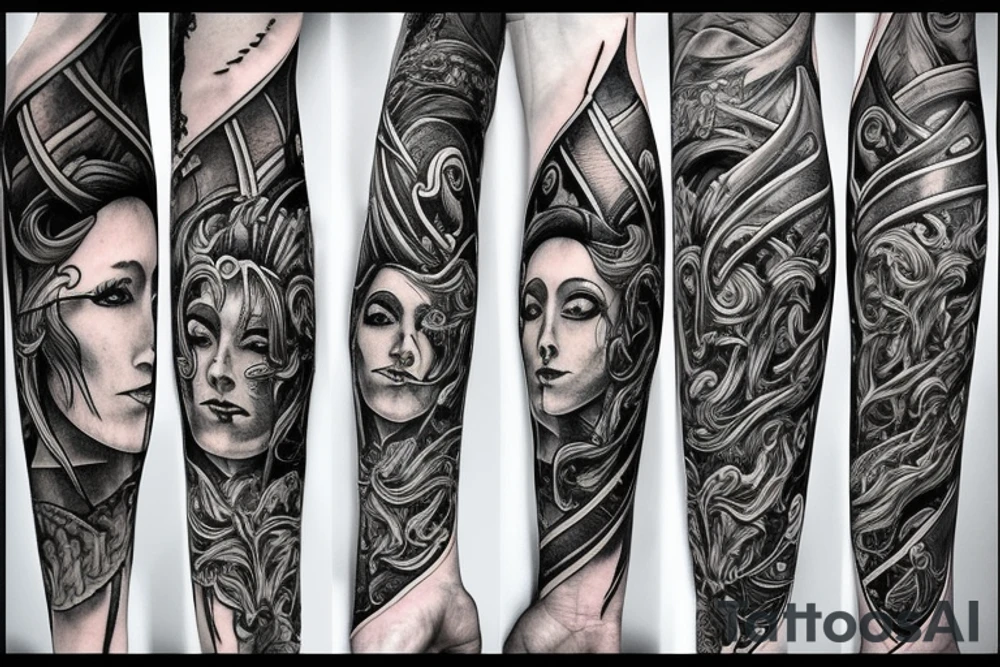 Long sword tattoo idea