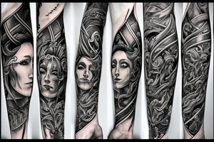 Long sword tattoo idea