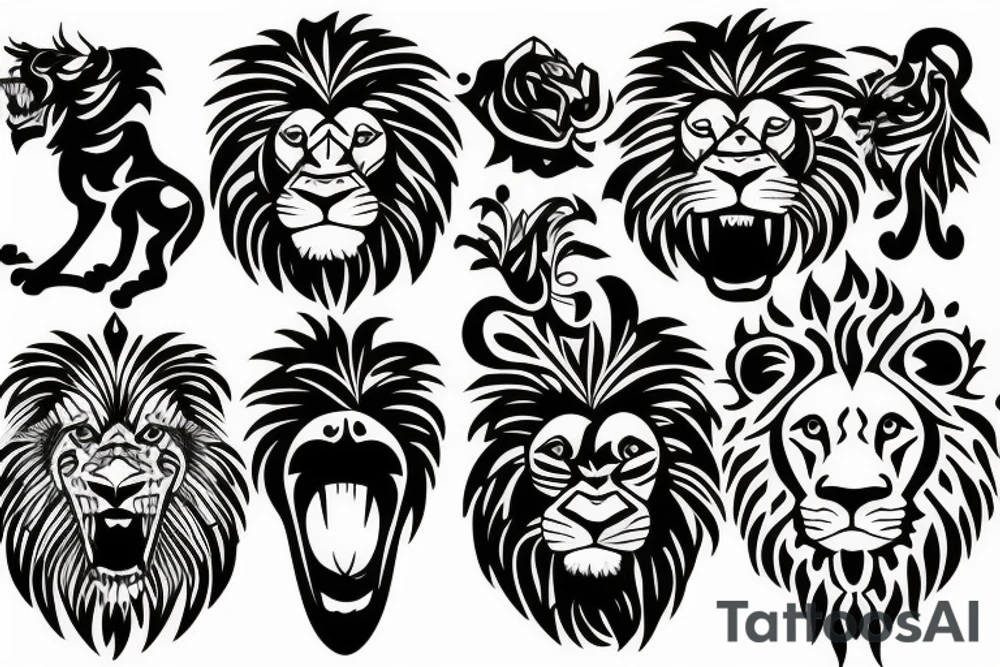 Lion tattoo idea