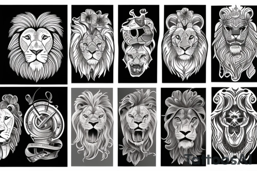 Lion tattoo idea