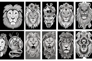 Lion tattoo idea