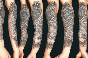 Fox in celtic climat tattoo idea