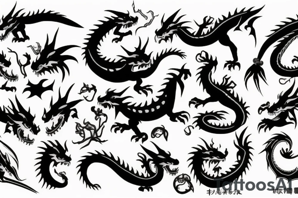 Dragon tattoo idea
