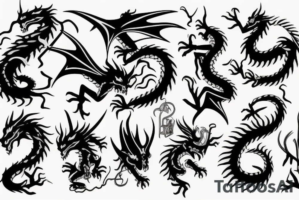 Dragon tattoo idea