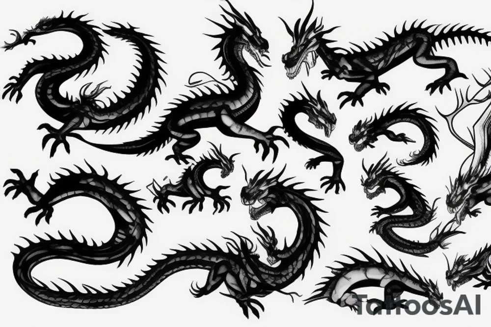 Dragon tattoo idea