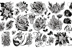 lilie tattoo idea