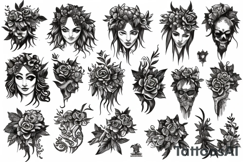 Dionysus tattoo idea