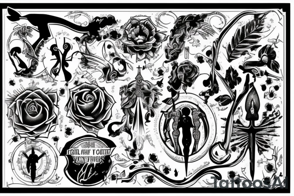 sentence about prayer, work and death tattoo idea sentence about prayer, work and death tattoo idea