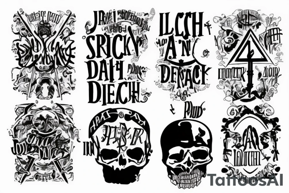 sentence about prayer, work and death tattoo idea sentence about prayer, work and death tattoo idea