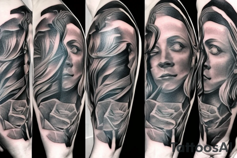 Prisoner angel tattoo idea
