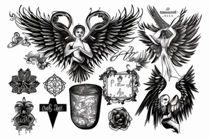 Prisoner angel tattoo idea