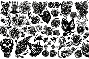 Blackwork tattoo idea